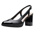 Clarks Womens Bayla Joy Pumps Size 7.5 Black Leather Slingback Heels NWOB