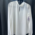 Naked Zebra Sheer Sleeve Key Hole TOPS Medium