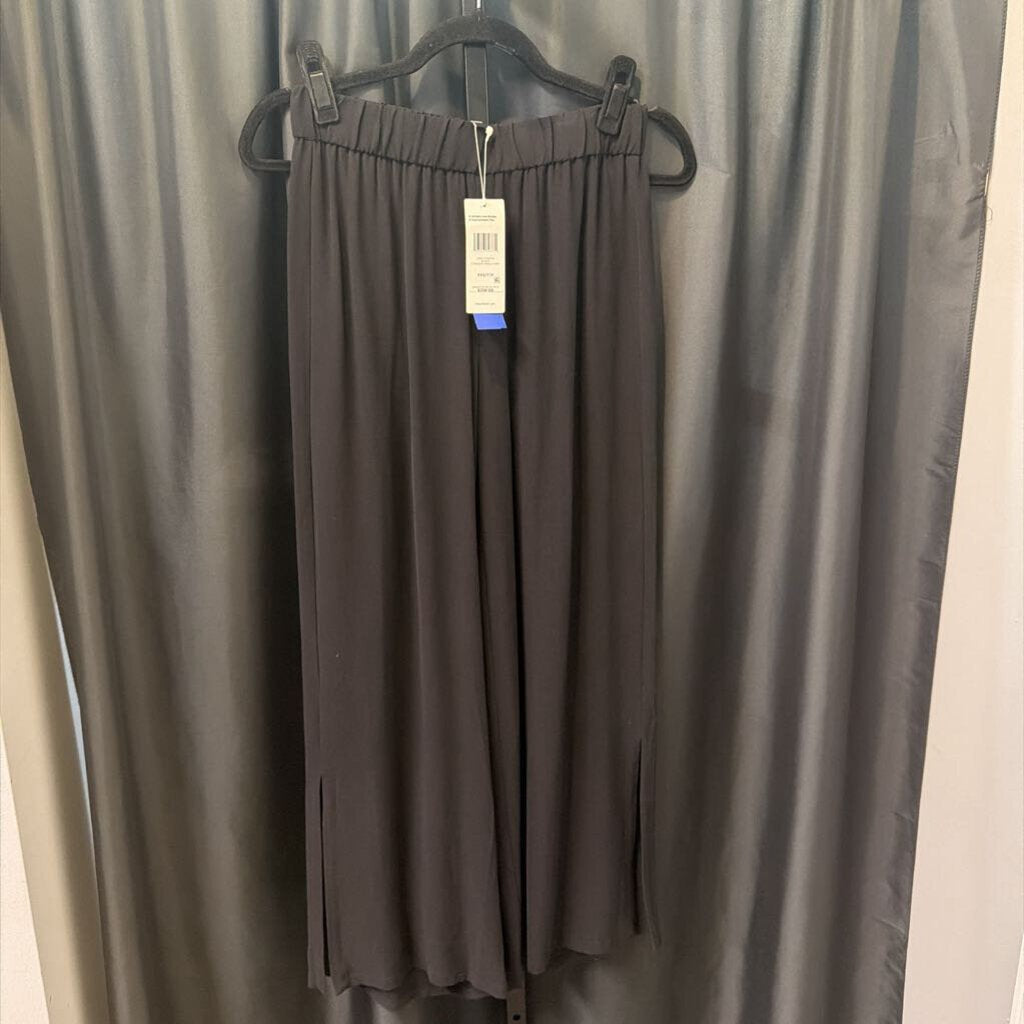 Eileen Fisher NWT Silk Crepe Slit PANTS XXS