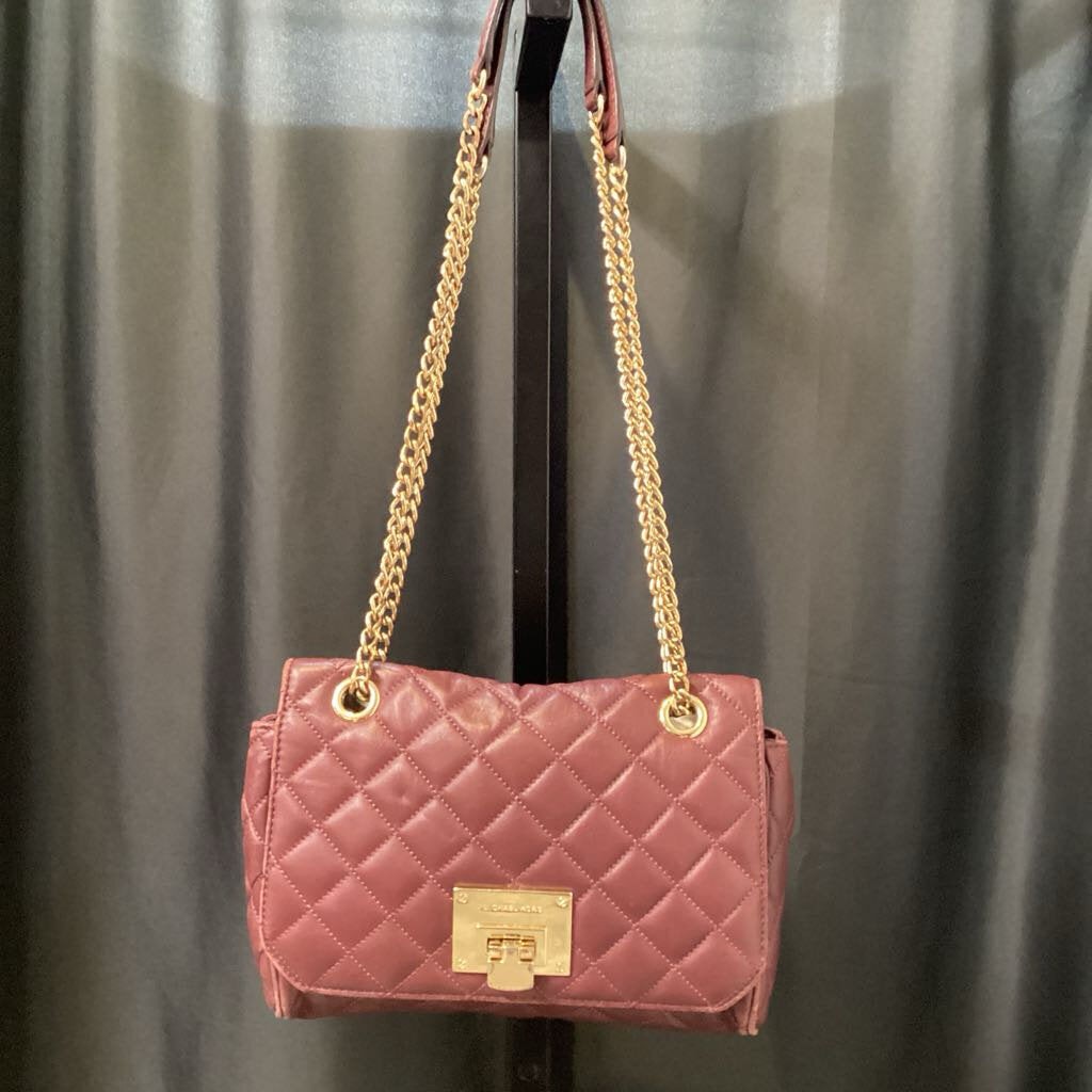MK Quilted Leather/Chain HANDBAGS S/M