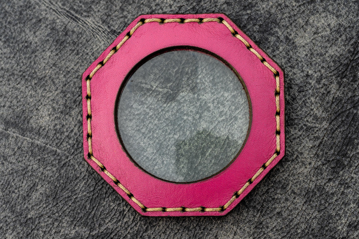 Leather Magnifying Glass Octagon