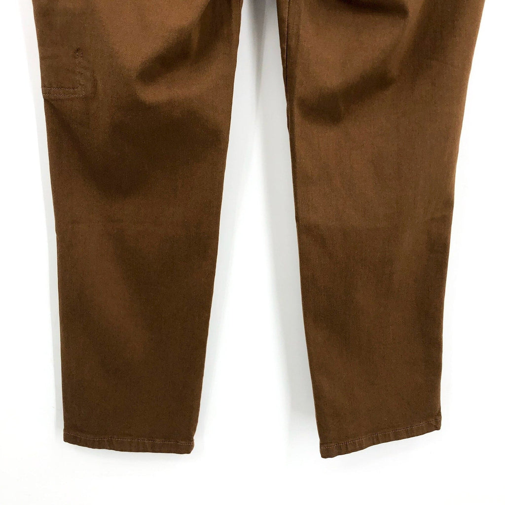 KUT FROM THE KLOTH Cargo Pants Size 12 Brown Autumn Ankle Straight Leg NWT