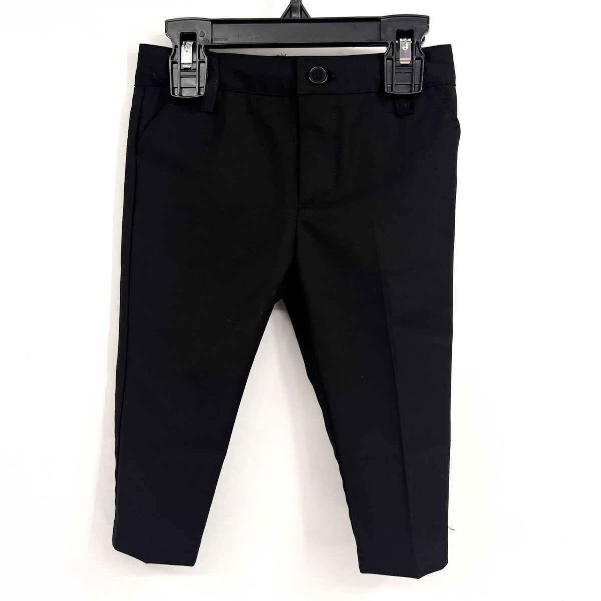 BARDOT Baby Boys Oscar Suit Pants 6-9 Months Jet Black Solid Straight Leg NWT