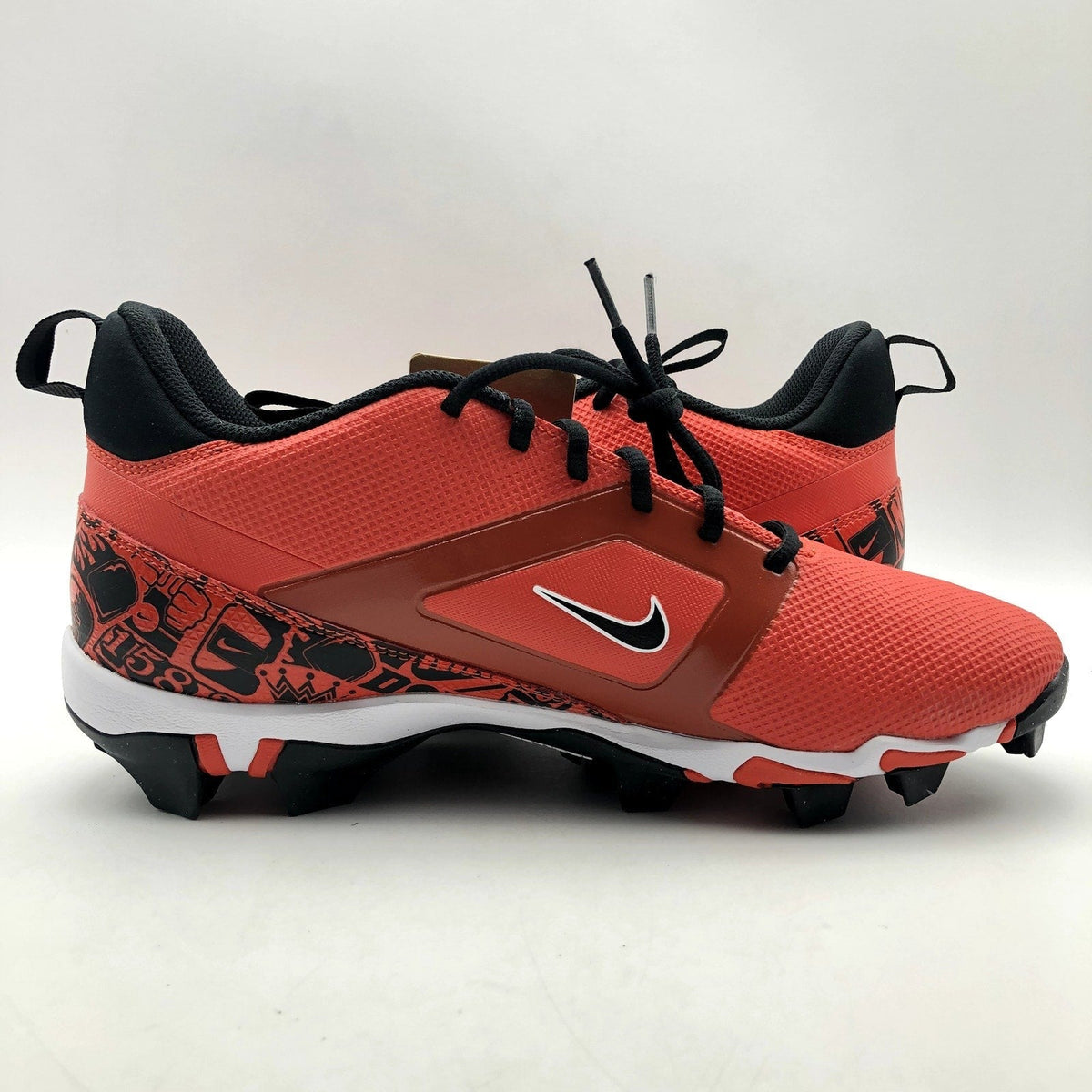 Nike Men's Alpha Menace 4 Shark SE Football Cleats Size 10 Red Black NWOB