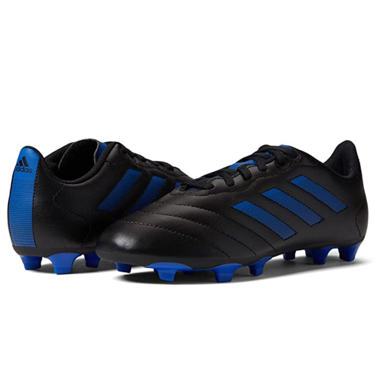 Adidas Youth Goletto VIII Firm Ground Soccer Cleats Size 5.5 Black Blue NWOB