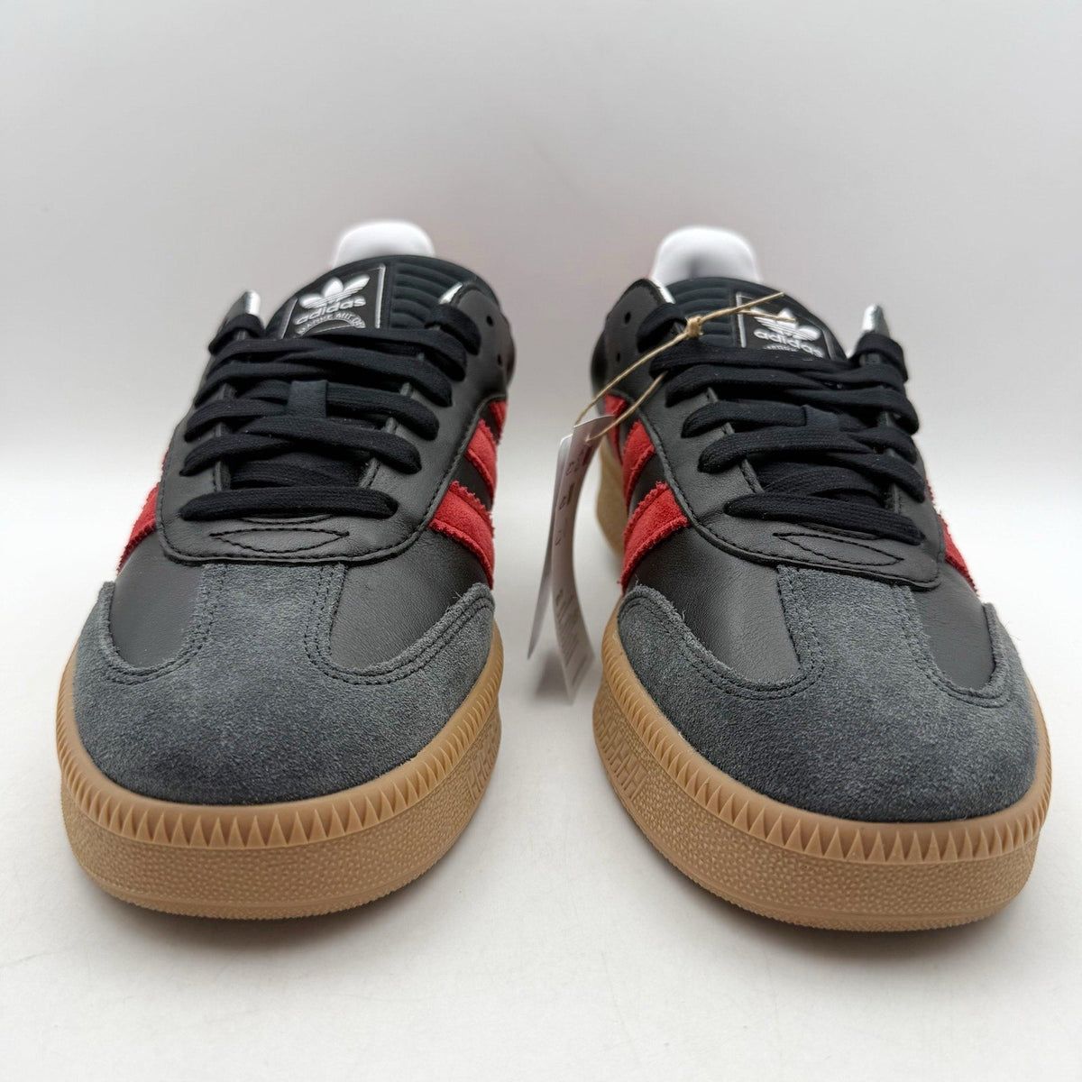 Adidas Samba XLG Sneakers Mens 9 Womens 10 Black Red Suede Athletic NIB