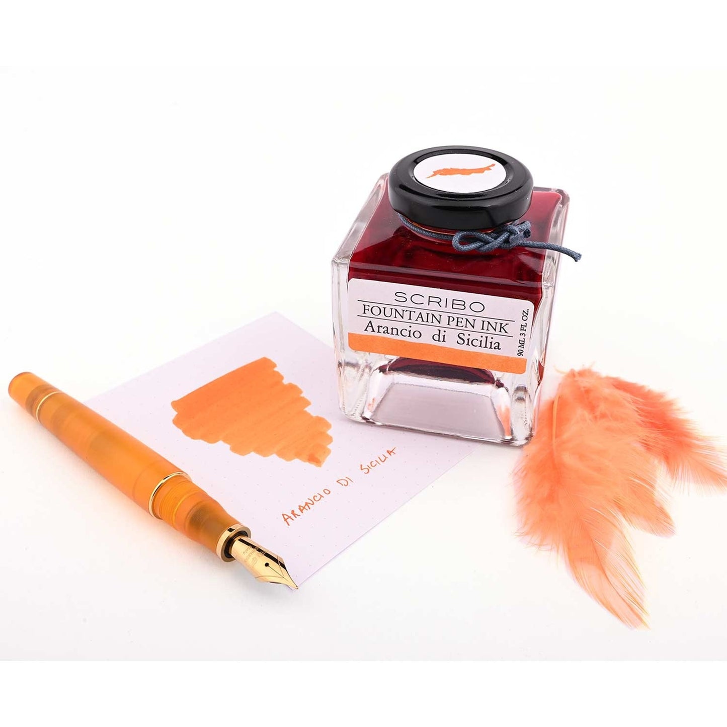 Scribo Arancio Di Sicilia Ink Bottle- Orange - 90ml