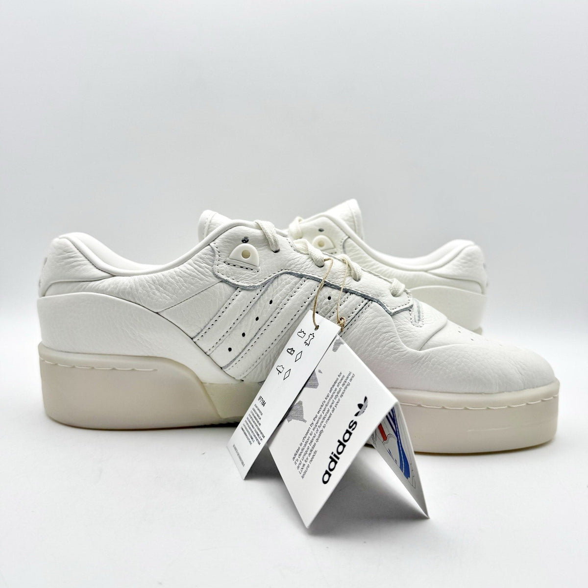 Adidas Originals Mens Rivalry Low Lux Sneakers Size 10 EU 44 White Athletic NIB