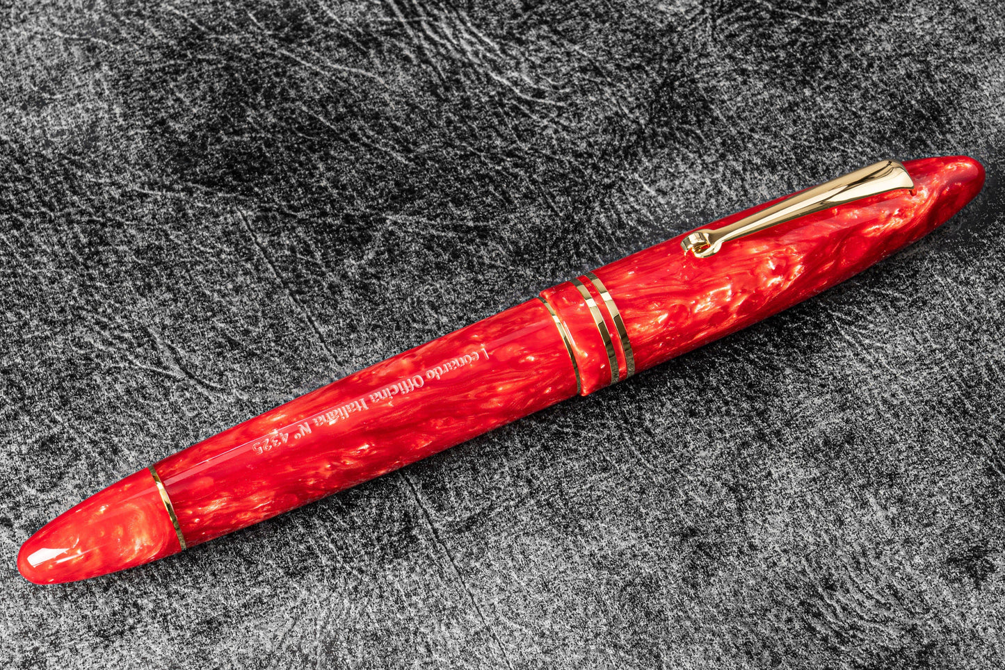 Leonardo Furore Fountain Pen - Red Passion GT