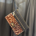 Calf Hair/Leather HANDBAGS Clutch