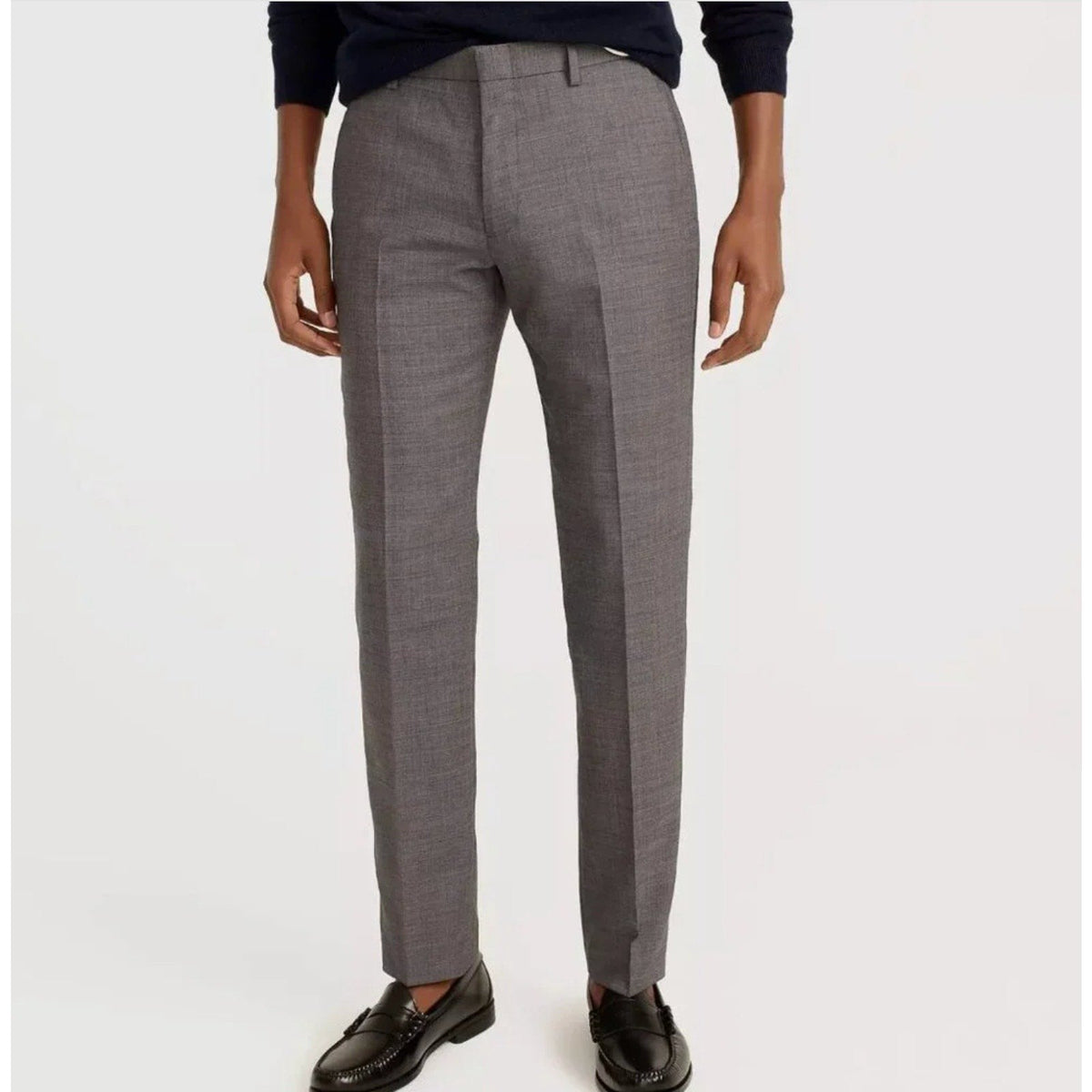 J.CREW Men's Bowery Slim-fit Pants 32x30 Charcoal Gray Wool Blend J6061 NWT