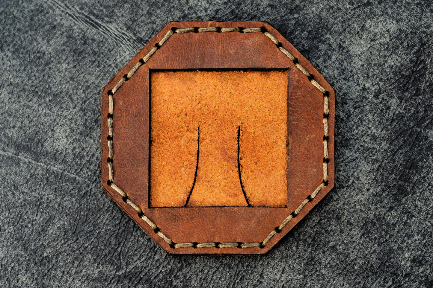 Leather Photo Frame Octagon