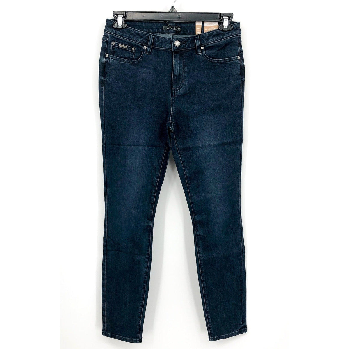 Prana Womens Sienna Skinny Jean 30x30 US 10 Deep Blue Stretch Denim Mid Rise NWT