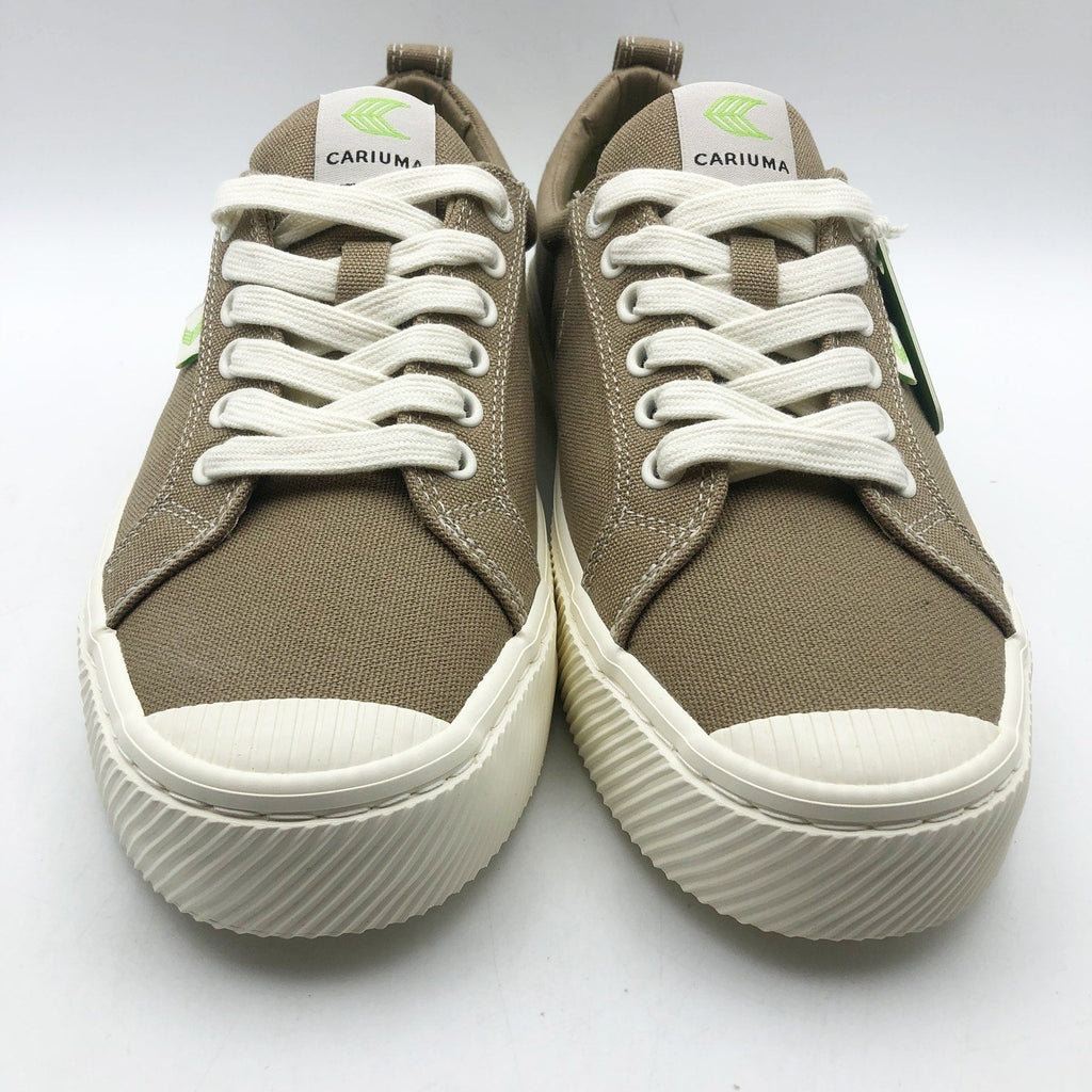 Cariuma Womens OCA Low Sneakers Size 8.5 Brown Burnt Sand Canvas NIB