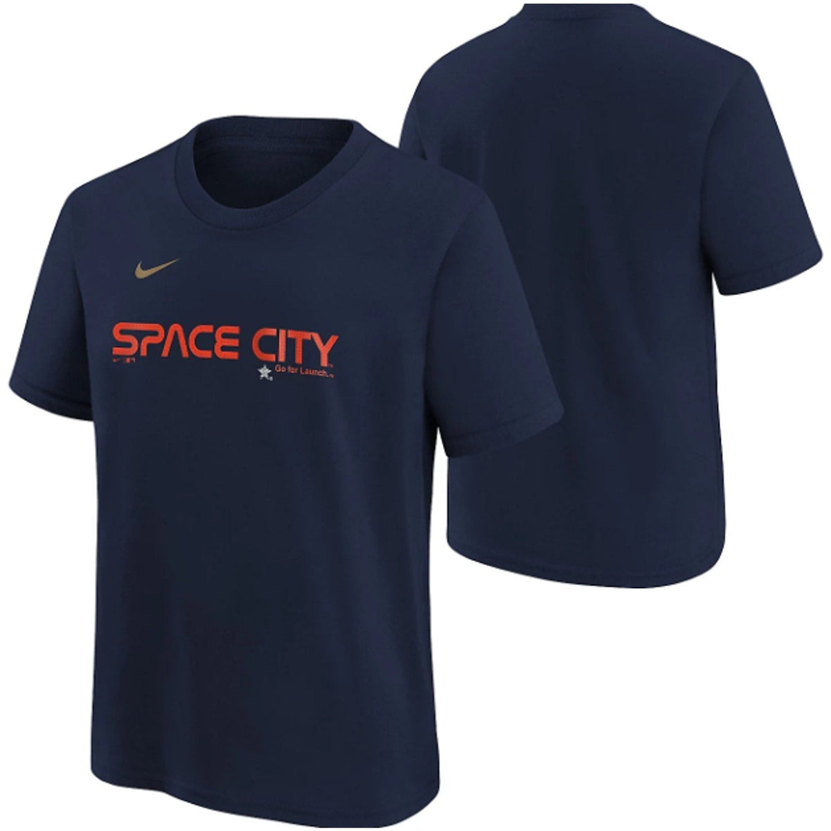 NIKE Kids Houston Astros Space City Short Sleeve Tee XL Navy Blue NWT