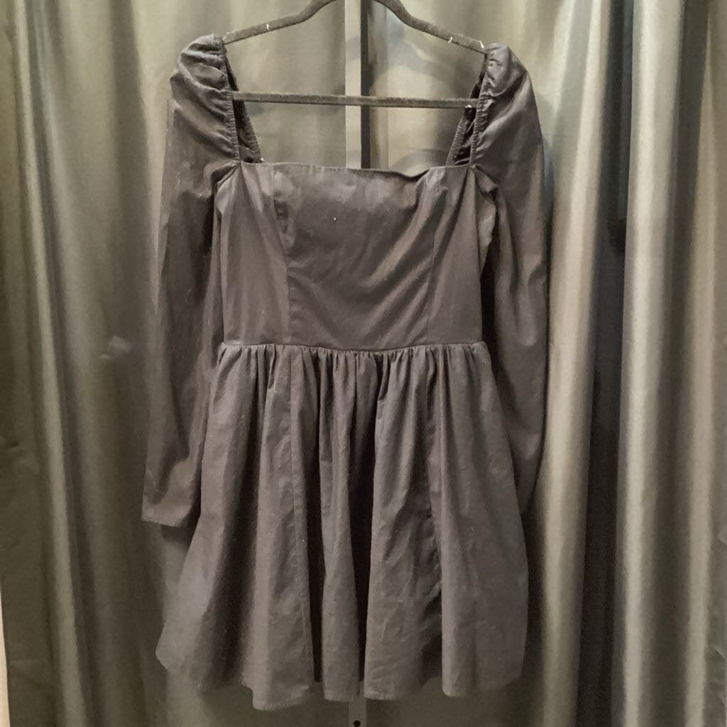 Reformation Square Neck Mini Balloon Bottom DRESSES 8