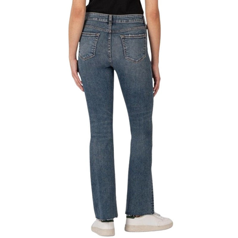 KUT FROM THE KLOTH Stella Fab Ab Flare Jeans Size 12 Blue Debonairly NWT