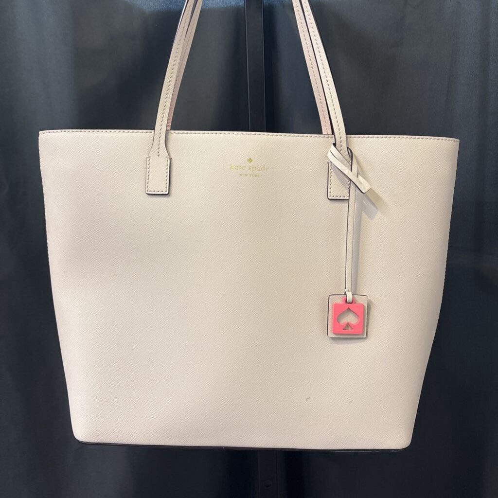 Kate Spade Safiano Tote 2-Tone ACCESSORIES Large