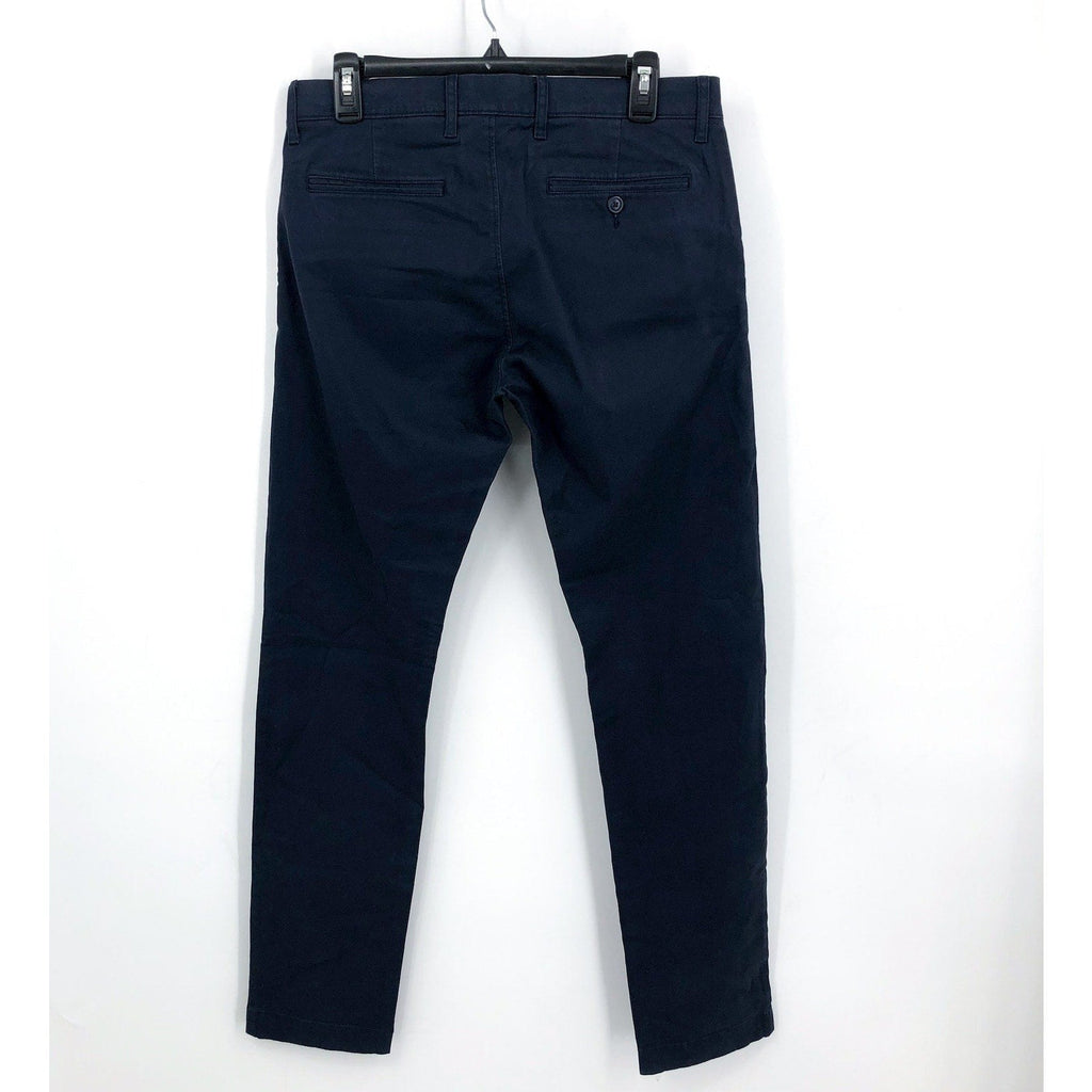 J.CREW Mens 484 Slim-fit Stretch Chino Pants 28x32 Navy Blue Flat AR885 NWT