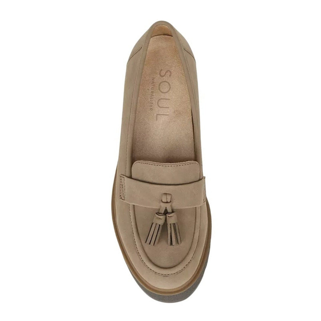 Soul Naturalizer Womens Josie Loafers Size 6.5M EU 36 Taupe Slip-on NIB