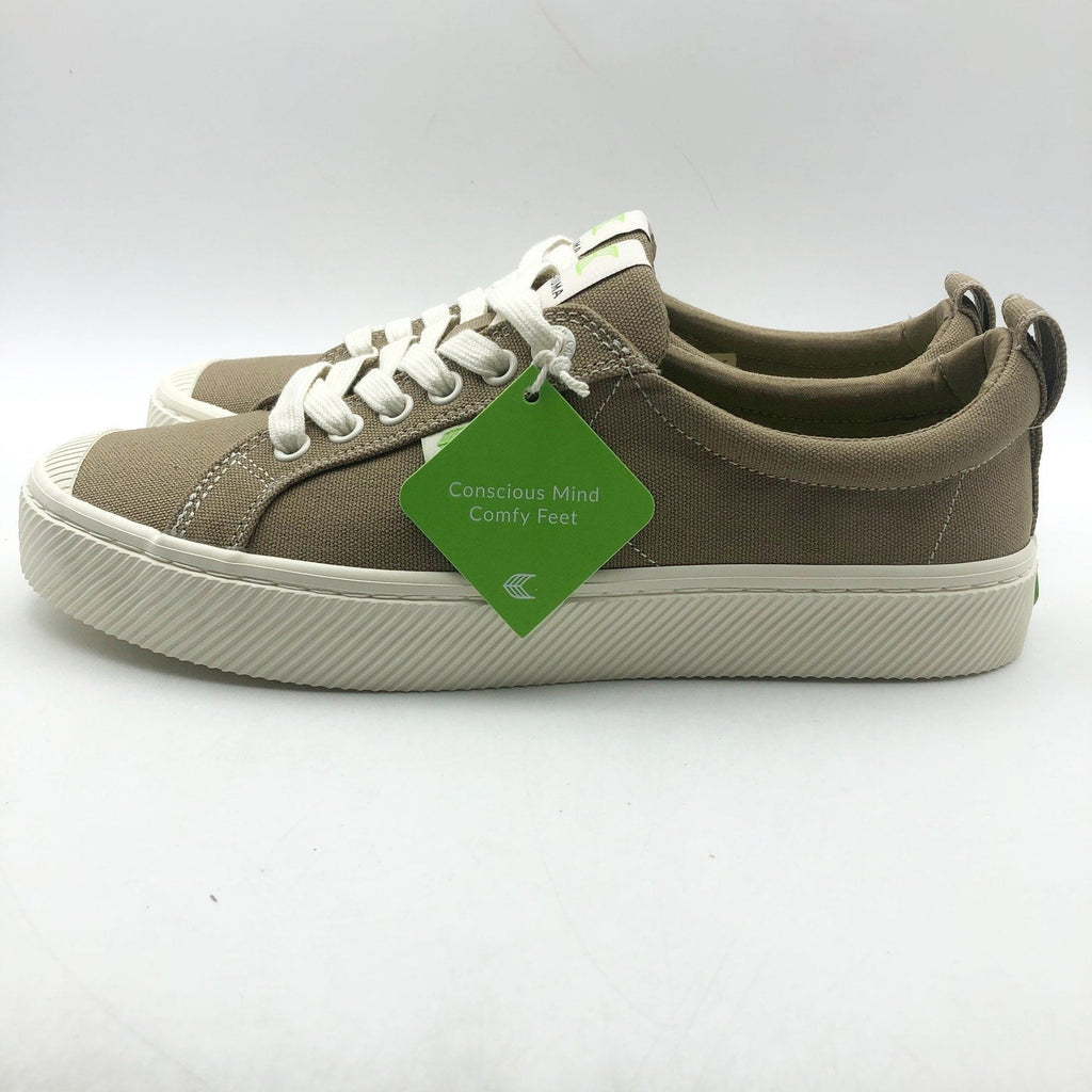 Cariuma Womens OCA Low Sneakers Size 8.5 Brown Burnt Sand Canvas NIB