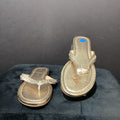 Jack Rogers Metallic Flip Flop SHOES 6.5