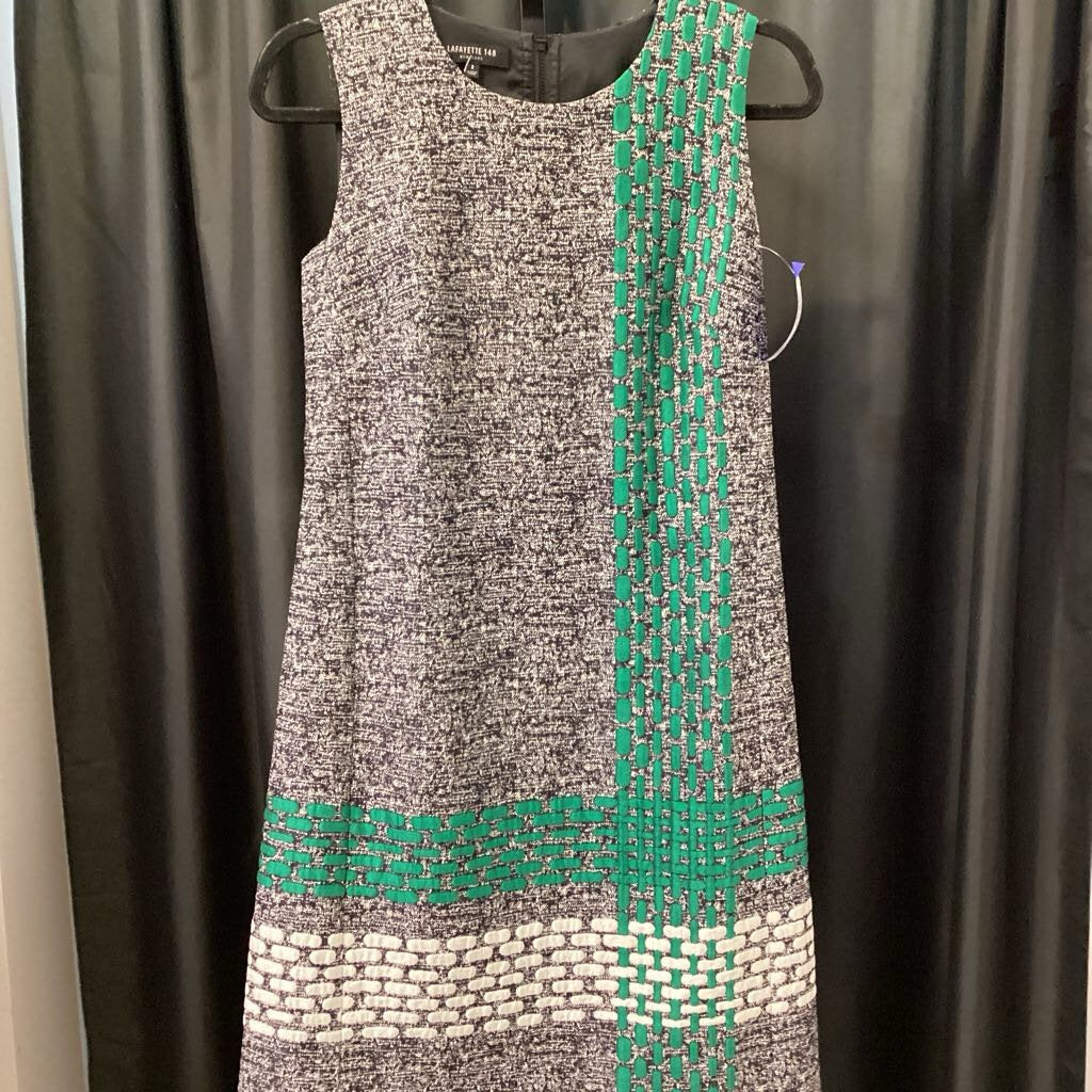 Lafayette 148 Textured Geo Print Tank DRESSES 2