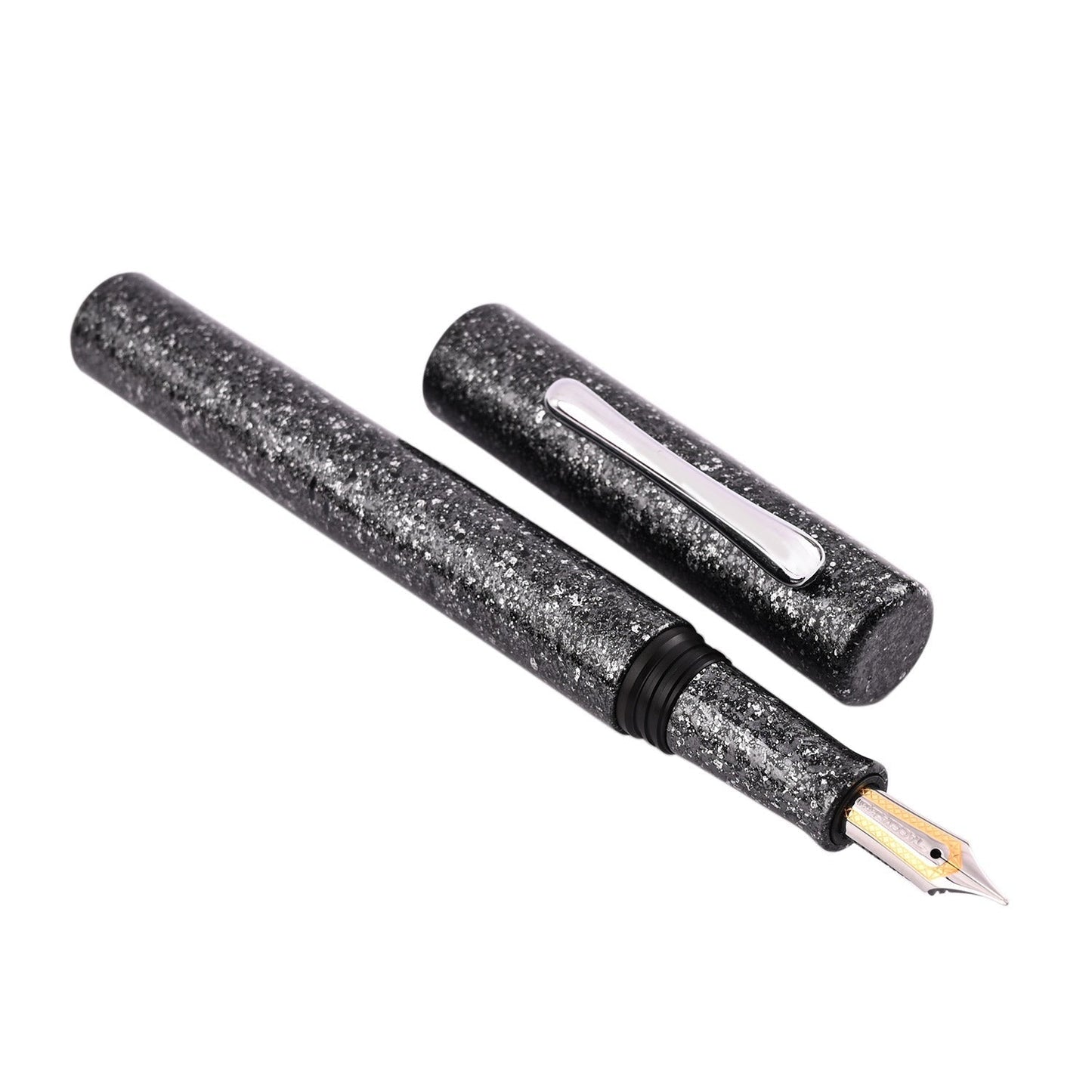Taccia Granite Stone Fountain Pen - Black CT
