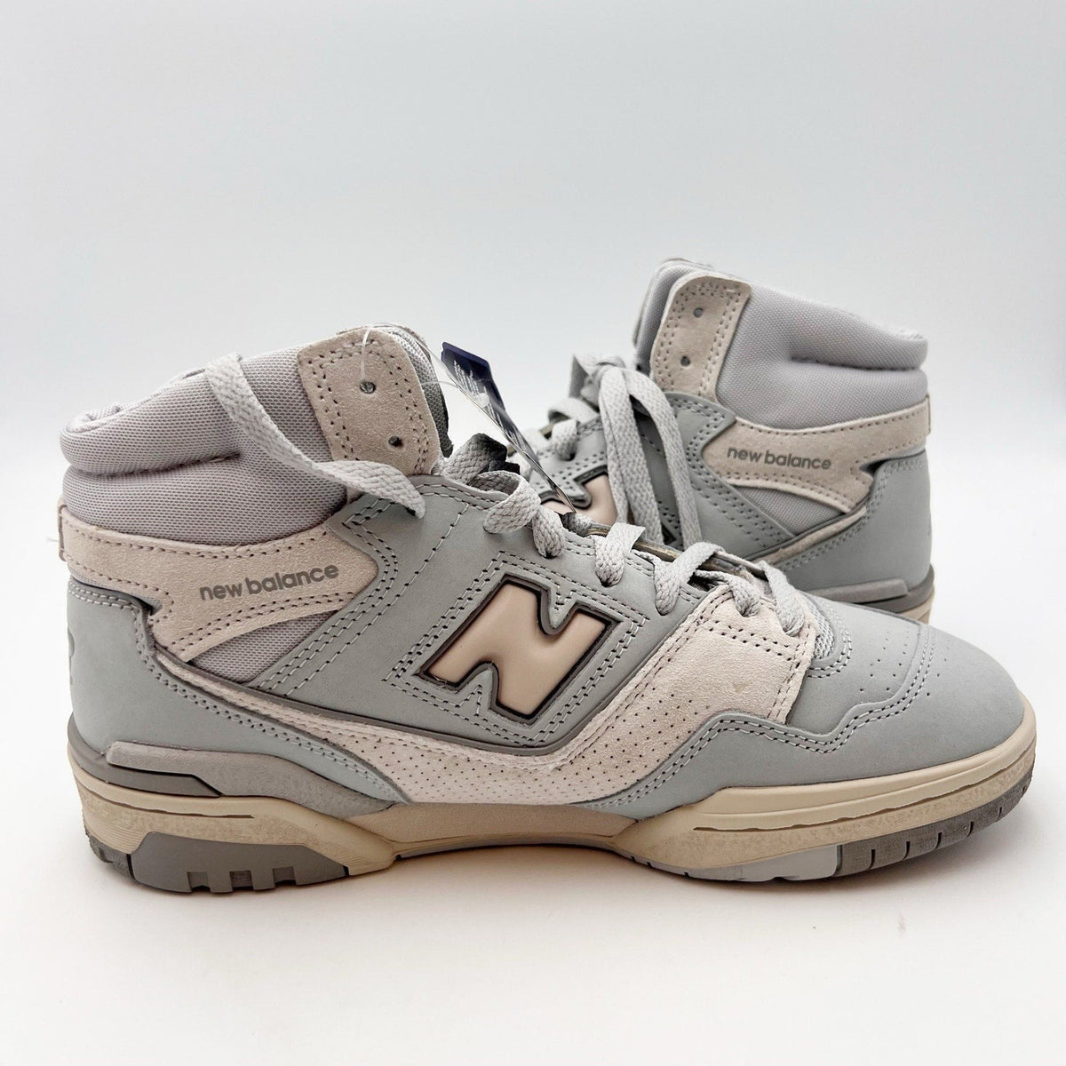 New Balance Mens 650R Hi Top Sneakers Size 8.5 D Blue Multicolor Leather NWOB