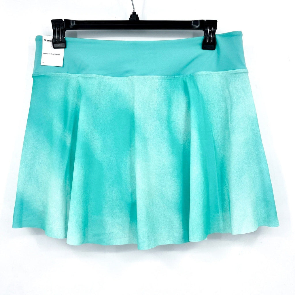 NIKE Women's Dri-Fit Pleated Tennis Skirt Small Glacier Blue Print Skort NWT