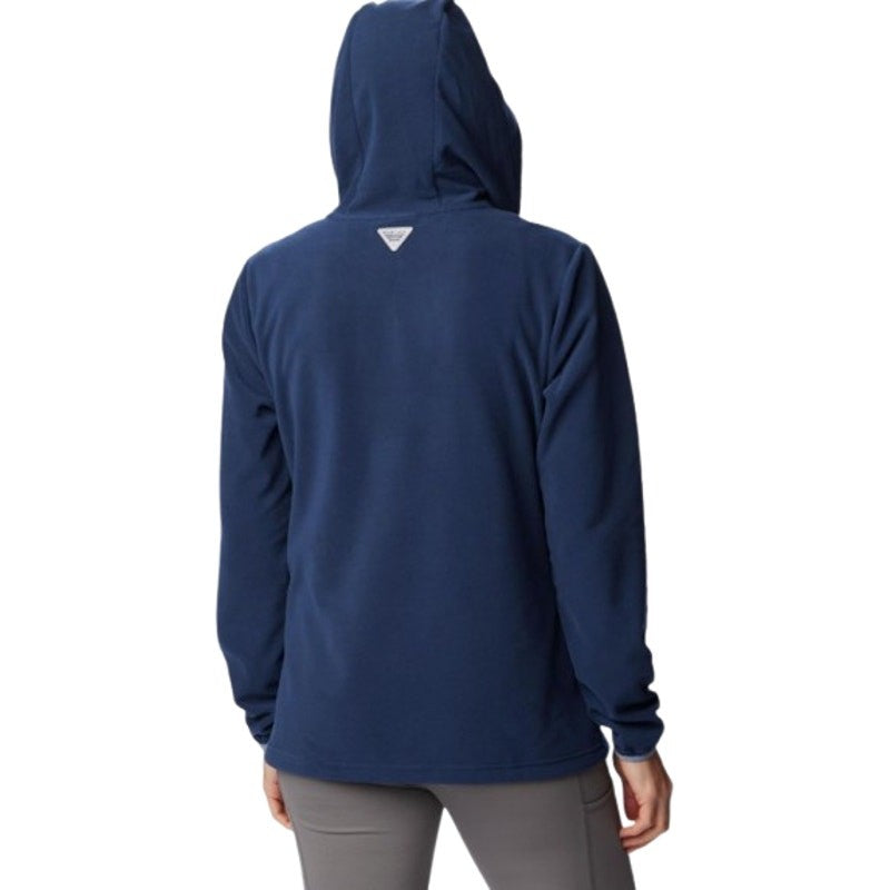 Columbia Womens Tidal Fleece Hoodie XS Blue Pocket Pullover NWT