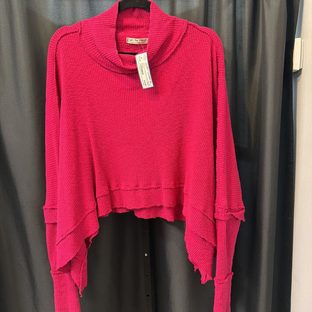 We the Free Ribbed Bat Wing TOPS XS