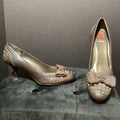 Stuart Weitzman Bow & Grommet Detail Pumps SHOES 8.5