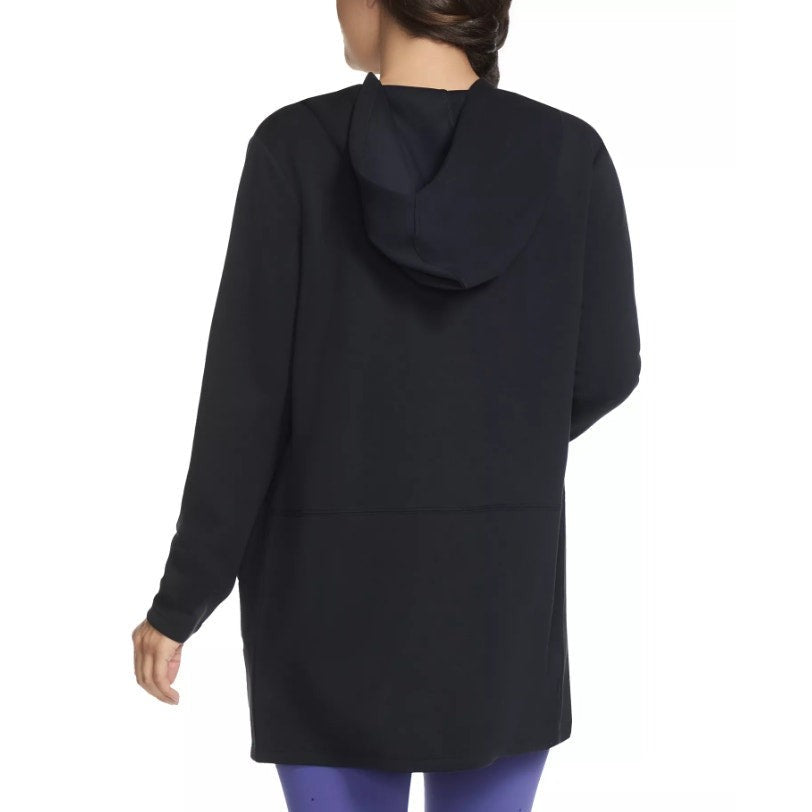 SKECHERS Women's Skechluxe Elevate Restful Hoodigan Jacket Medium Black NWT