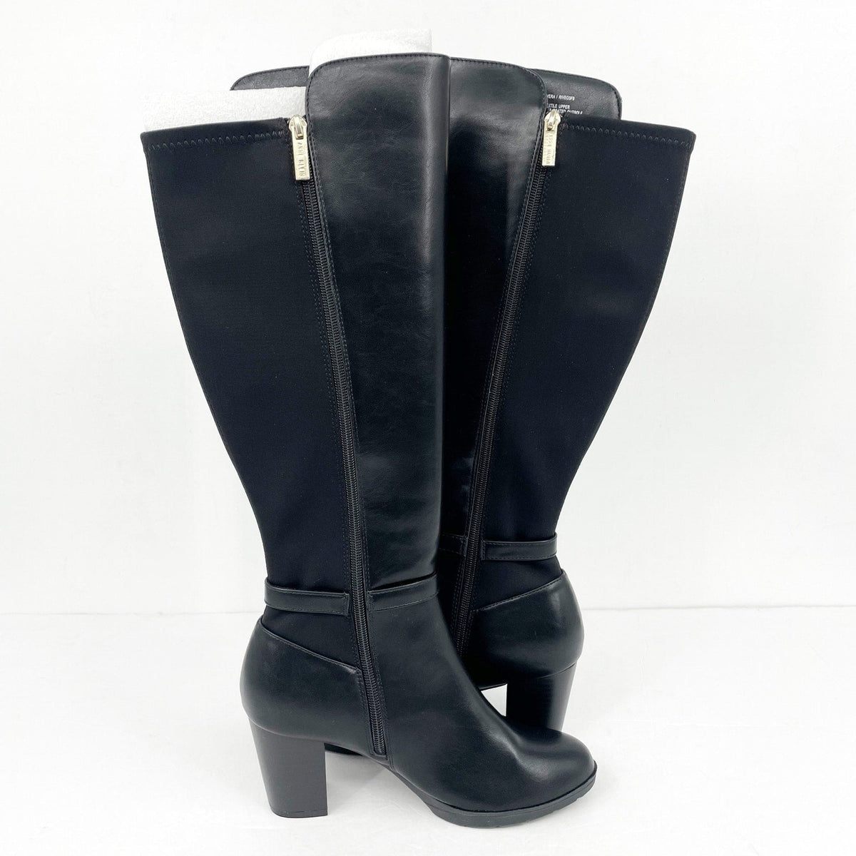 Anne Klein Womens Rivera Knee High Boots Size 8 M EU 38 Black NIB