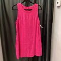 J Crew Linen Slvless Back Button DRESSES M
