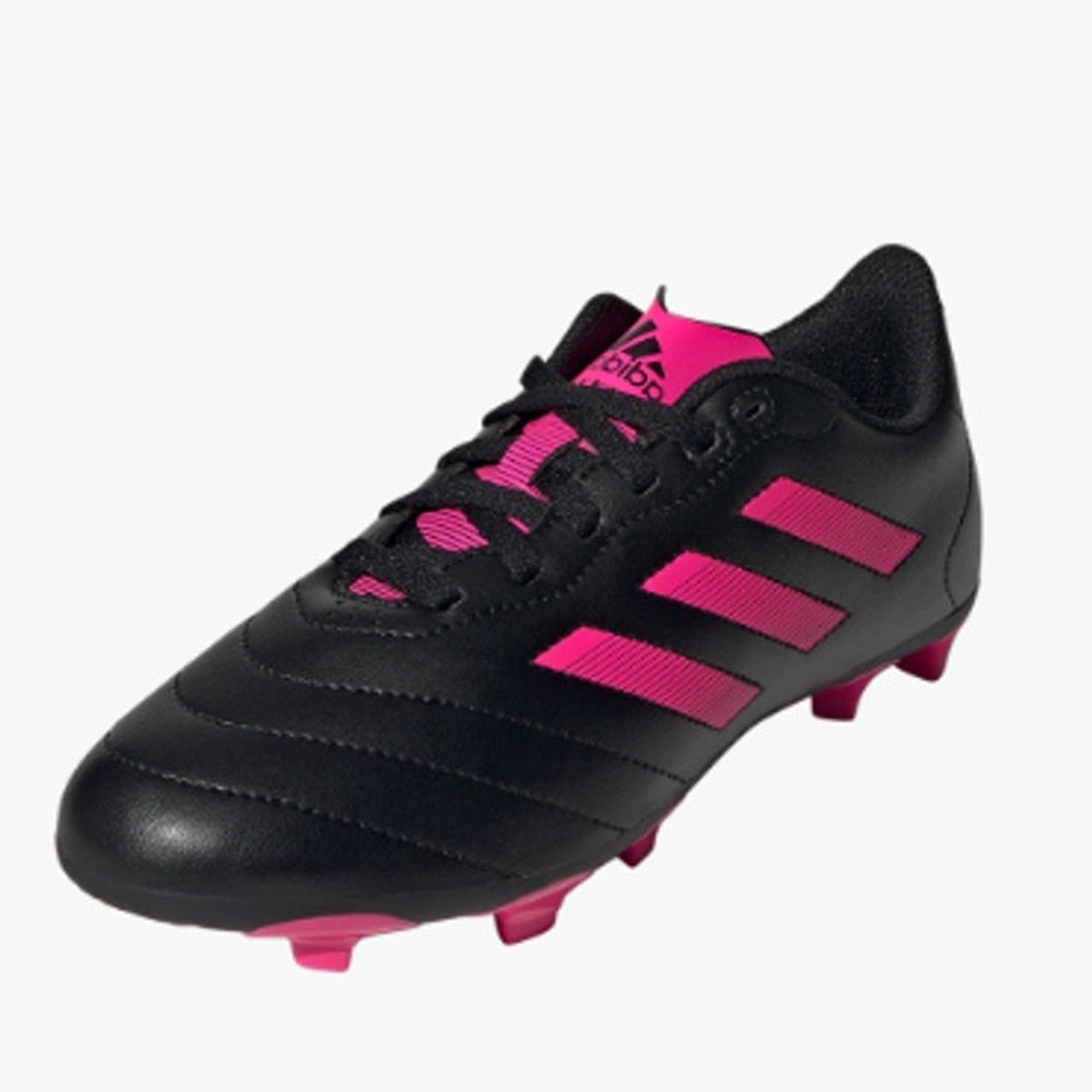 Adidas Little Kids Goletto VIII Firm Ground Soccer Cleats 9.5K Black Pink NWOB