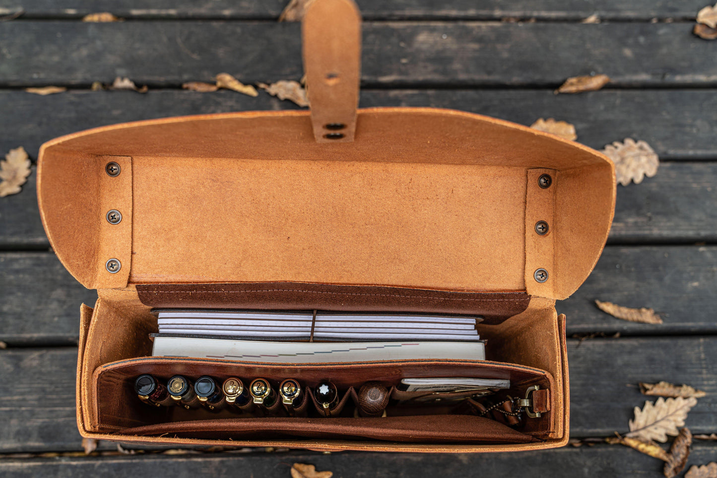 Writer's Medic Bag - Crazy Horse Tan