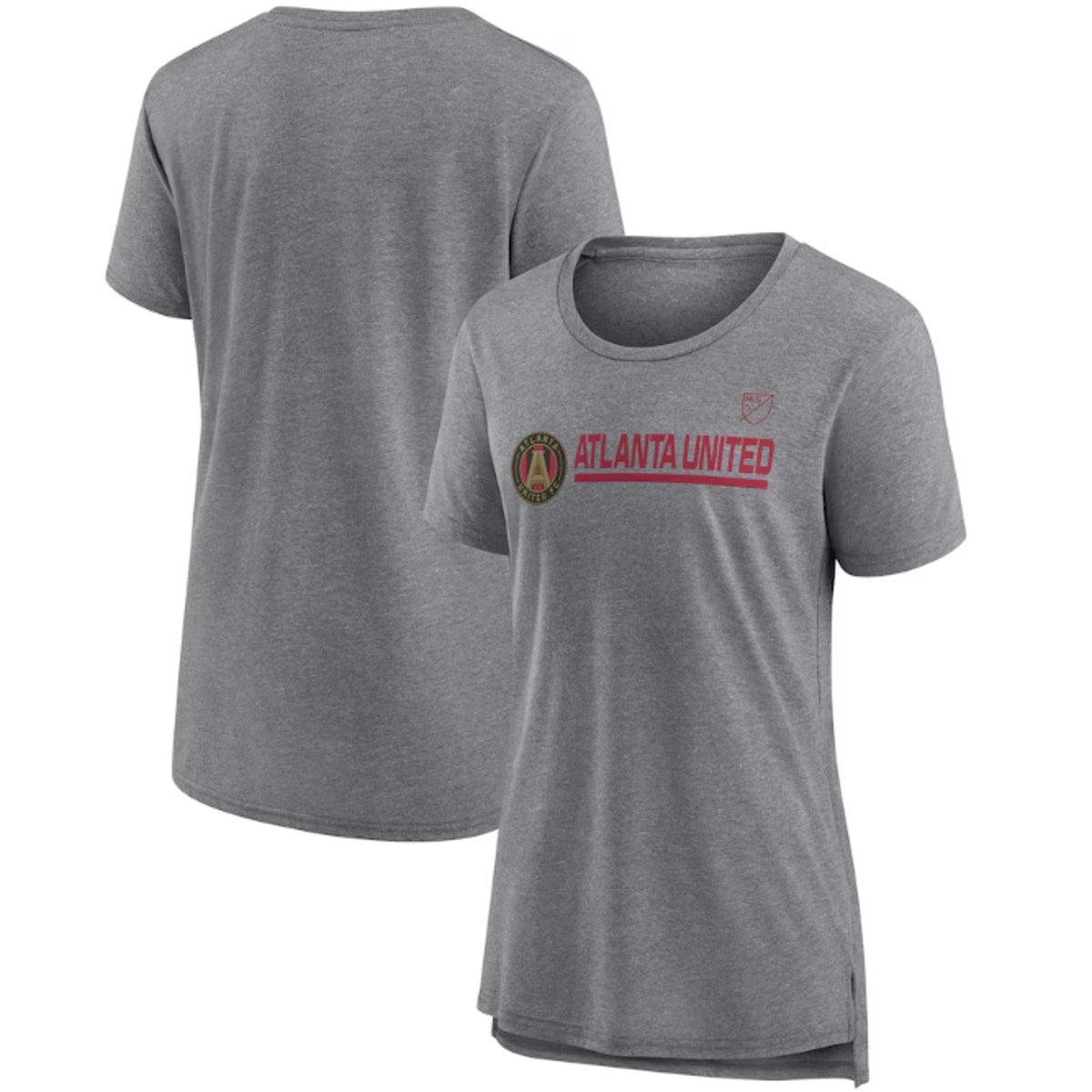 FANATICS Atlanta United FC Goalkeeper Tri-Blend Tee Small Heather Gray NWT