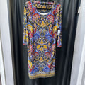 Talbots Paisley 3/4 Slv DRESSES XL