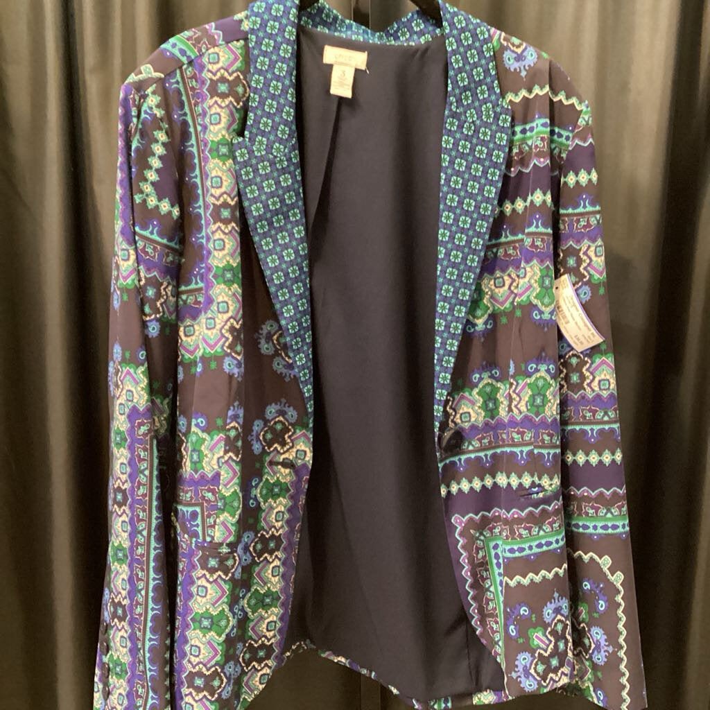 Chicos Print Plazer JACKETS 3