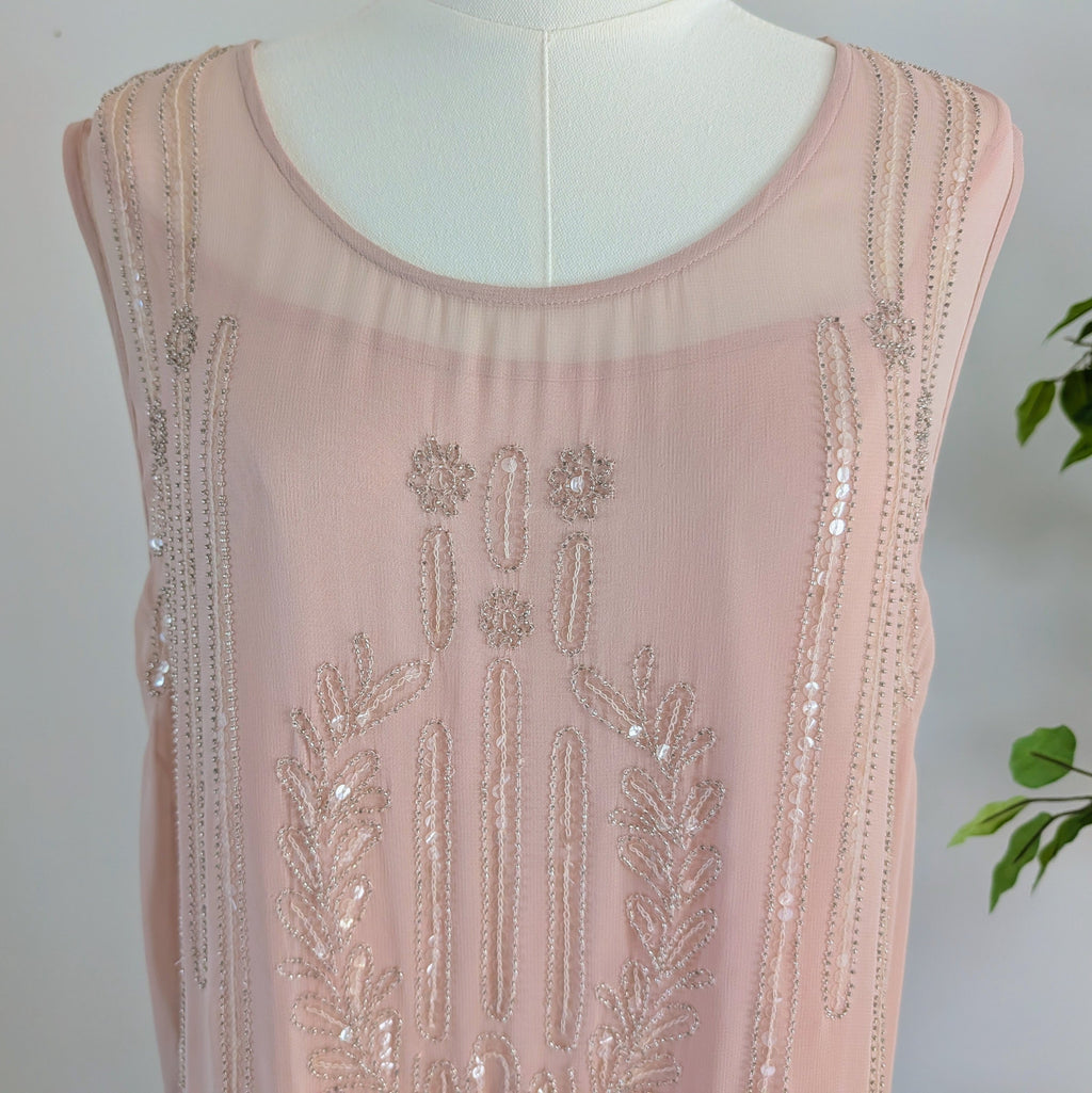 Sundance Beaded Romantic Top Shirt- L