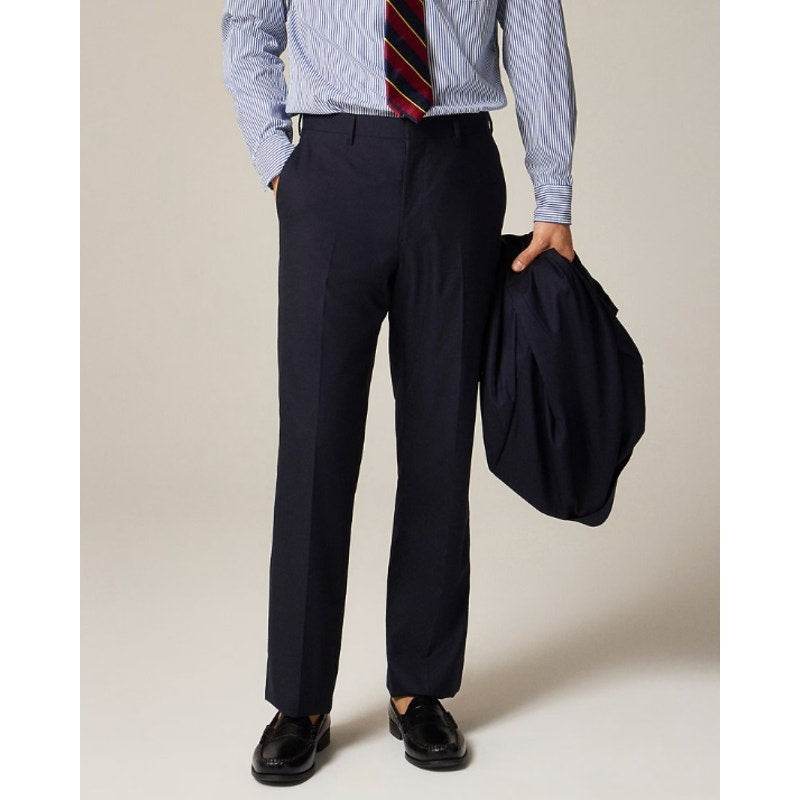 J.CREW Mens Crosby Classic-Fit Suit Pants 36x34 Navy Blue Italian Wool BM135 NWT