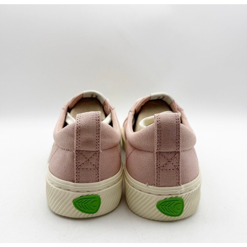 Cariuma OCA Low Casual Sneakers Mens 8 Womens 9.5 Rose Pink White Canvas NIB