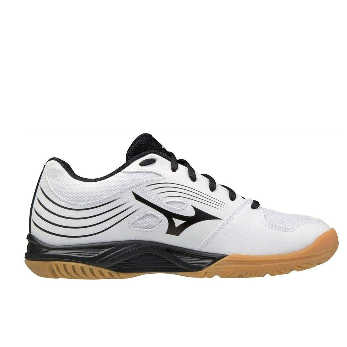 MIZUNO Womens Cyclone Speed 3 Volleyball Shoes Size 11 White Black Lace Up NIB
