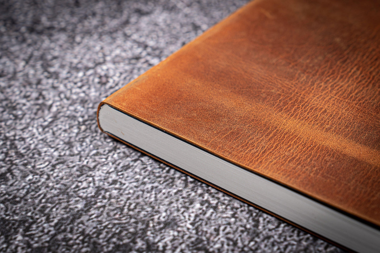 Leather Notebook - Tomoe River Paper - B6 - Crazy Horse Brown
