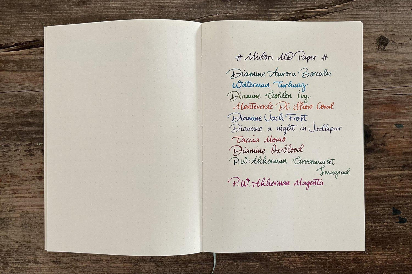Midori MD Notebook - A5 - Blank - 176 Pages