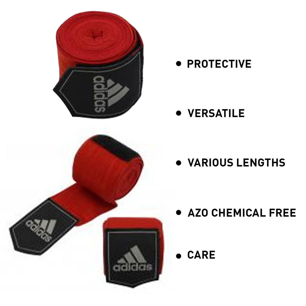 adidas Protective Boxing Hand Wraps - Pack of 5 Pairs Bundle Deal