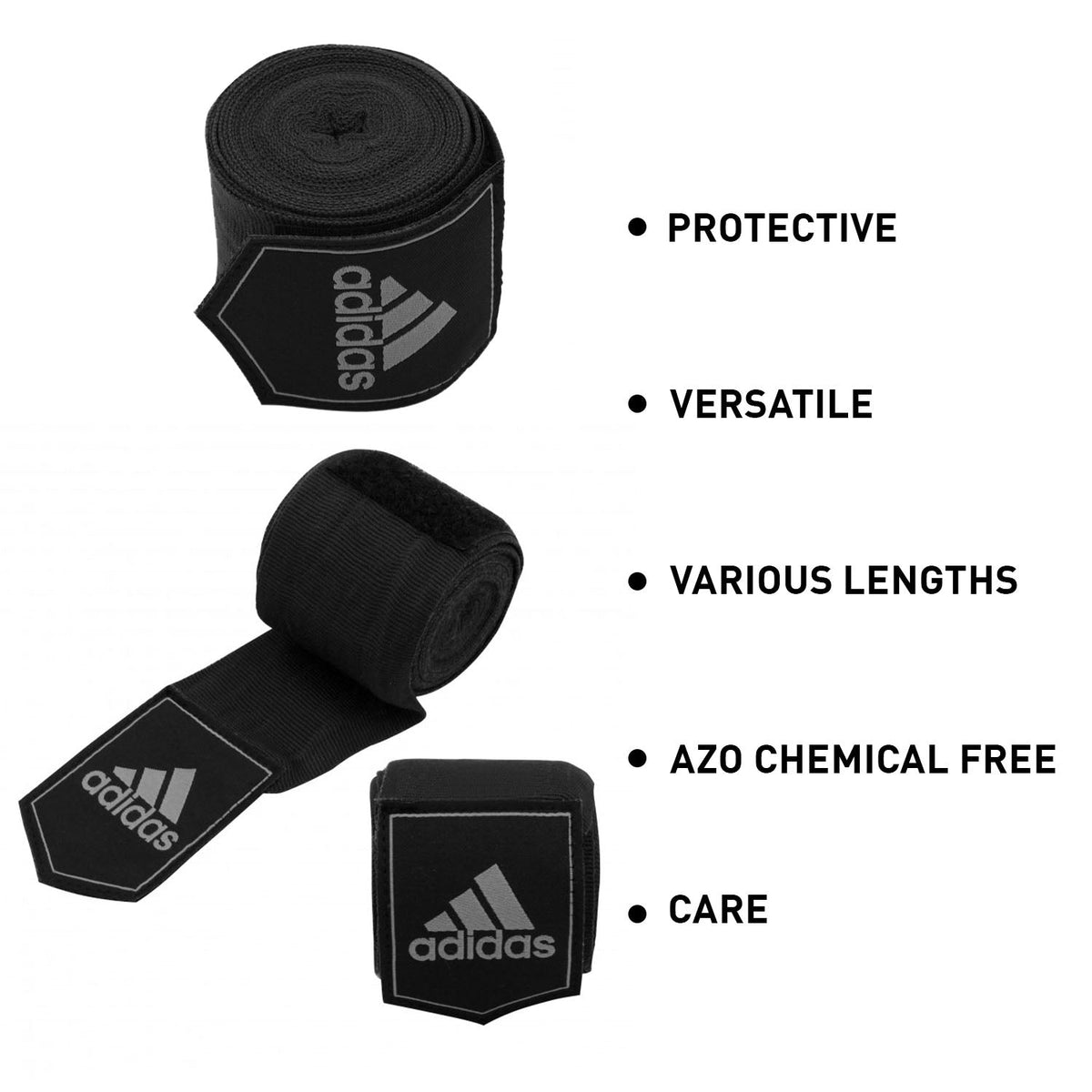 adidas Protective Boxing Hand Wraps - Pack of 5 Pairs Bundle Deal