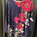 Talbots Cashmere Floral 3/4 Slv SWEATERS 2x